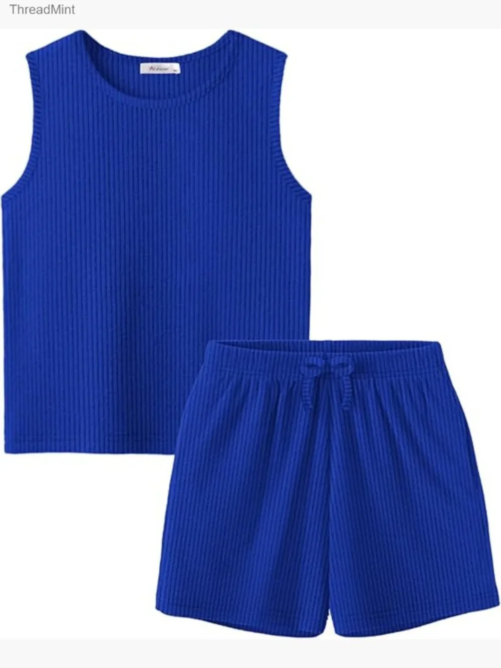 Girls 2 Piece Summer Outfit Sleeveless Top & Shorts Set Athletic Clothing